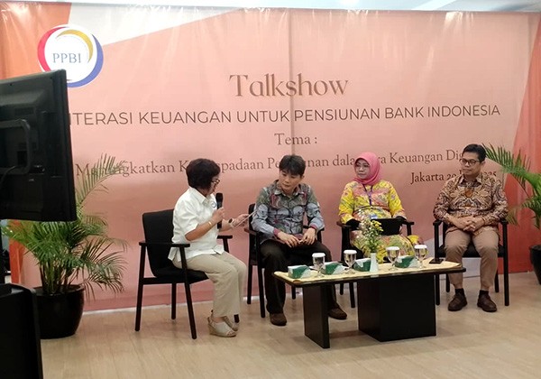 Talk Show Literasi Keuangan Bagi Pensiunan Bank Indonesia.